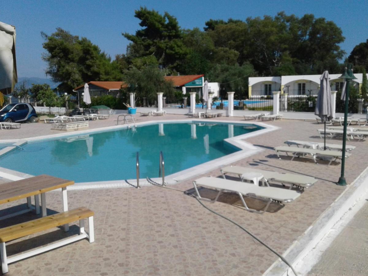 Umbrella Beach Apartments Kávos Dış mekan fotoğraf