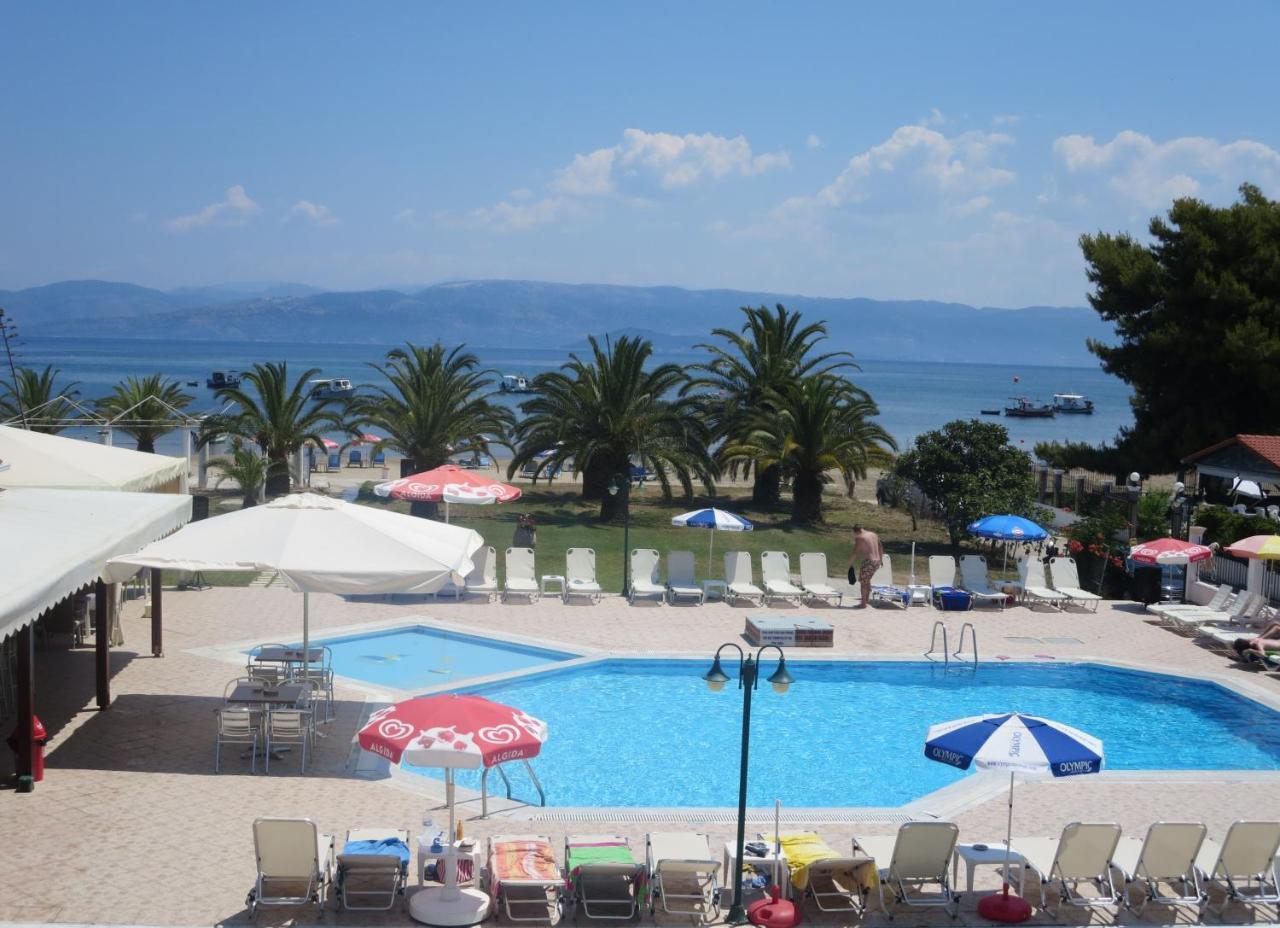 Umbrella Beach Apartments Kávos Dış mekan fotoğraf