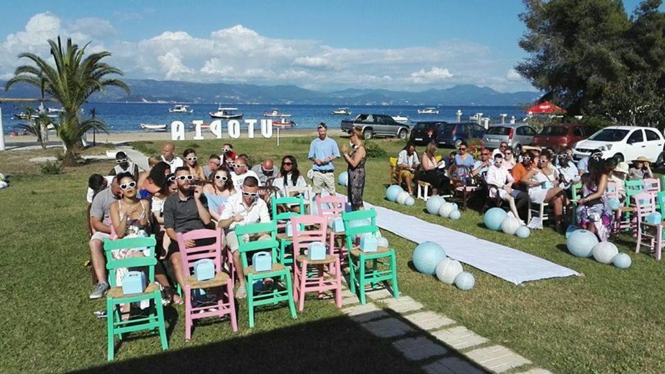 Umbrella Beach Apartments Kávos Dış mekan fotoğraf